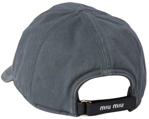 (W) MIU MIU 灰色布料棒球帽 刺繡Logo. 5HC370_2CR2_F0031 Lookbook (W) MIU MIU 灰色布料棒球帽 刺繡Logo. 5HC370_2CR2_F0031