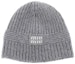 Order (W) ミュウミュウ グレー ニット ウール ビーニー 冬用 暖かい 帽子 5HC311-2F8S-F0031