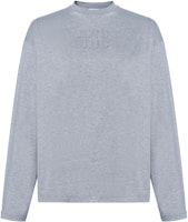 (Women) MIU MIU Grey Long Sleeve Pullover T-Shirt with Logo. MJL862-1YXT-F0031 (Women) MIU MIU Grey Long Sleeve Pullover T-Shirt with Logo. MJL862-1YXT-F0031