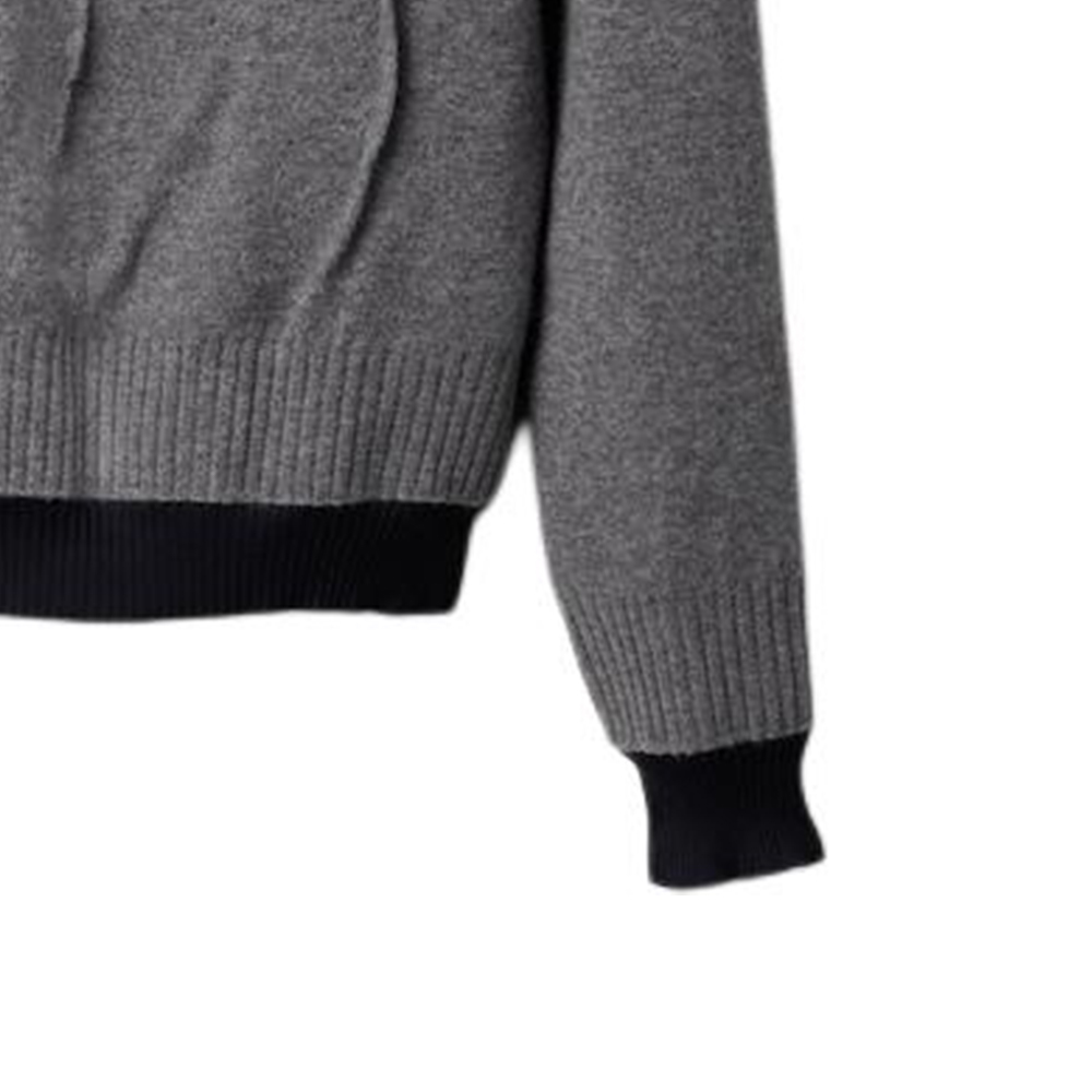 (Women) MIU MIU  Grey V-neck Letter Print Long Sleeve Cashmere Sweater. MML994-15RK-F0MZQ-S-OOO 圖 7