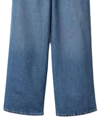 (W) MIU MIU Jeans Denim Biru High-Waisted Straight-Leg Zipper Washed GWP394-13LE-F0013 Sizing (W) MIU MIU Jeans Denim Biru High-Waisted Straight-Leg Zipper Washed GWP394-13LE-F0013