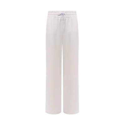 (Women) MIU MIU High-Waisted Wide-Leg Pants White MP1512-1YXH-F0009