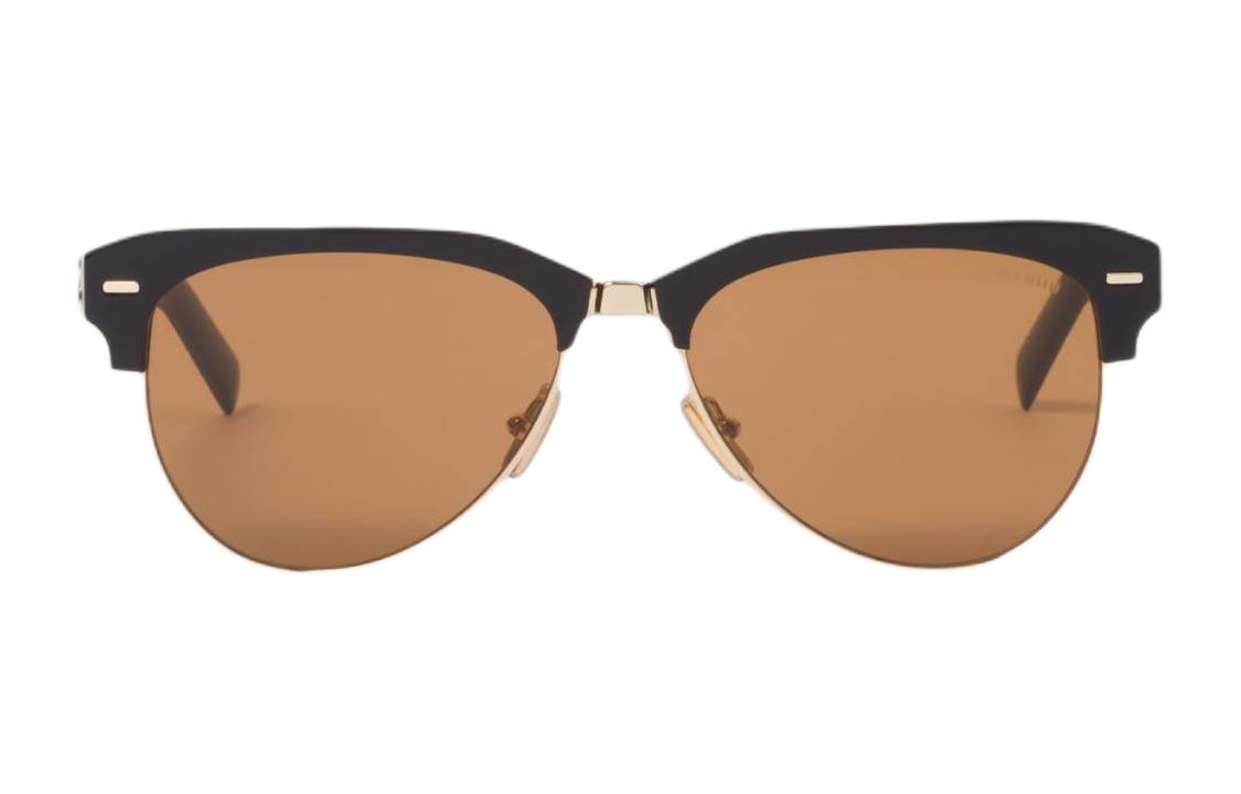 Lookbook (W) MIU MIU Cermin Mata Logo Logam Acetate Tidak Sekata Warna Hitam. SMU09ZE1ABF02Z1C057