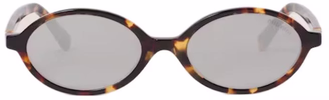 (Women) MIU MIU Irregular Acetate Sunglasses Tortoiseshell with Logo Temples. SMU04Z_EVAU_FE07F_C_A050 (Women) MIU MIU Irregular Acetate Sunglasses Tortoiseshell with Logo Temples. SMU04Z_EVAU_FE07F_C_A050