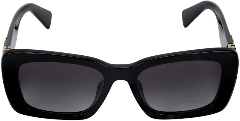 (W) MIU MIU Gafas de Sol Negras Irregulares de Acetato con Logo Lateral. MU07YS1AB5D1 Buy (W) MIU MIU Gafas de Sol Negras Irregulares de Acetato con Logo Lateral. MU07YS1AB5D1