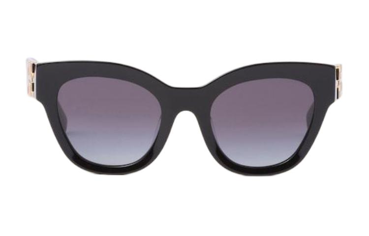 Order (W) MIU MIU イレギュラー 黒 サングラス UVカット保護対応. SMU01Y_E1AB_F05D1_C_A051