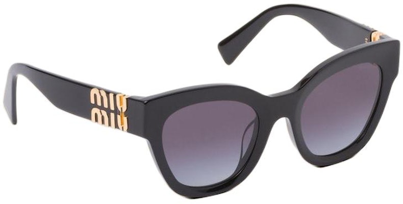 (W) MIU MIU イレギュラー 黒 サングラス UVカット保護対応. SMU01Y_E1AB_F05D1_C_A051 Lookbook (W) MIU MIU イレギュラー 黒 サングラス UVカット保護対応. SMU01Y_E1AB_F05D1_C_A051
