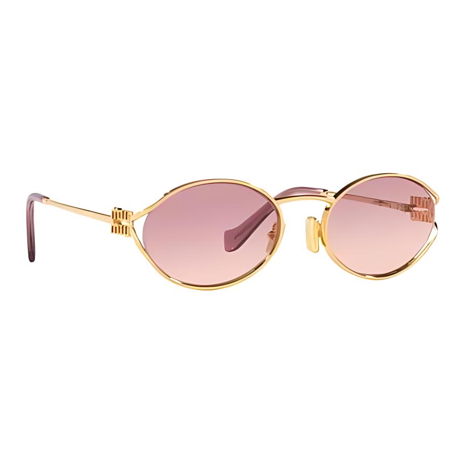 (Women) MIU MIU  Irregular Full Frame Alloy Sunglasses. MU52YS5AK06S