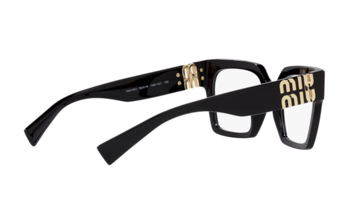 Details for (W) ミュウミュウ イレギュラー形状 ファッション光学フレームメガネ MU04UV1AB1O1