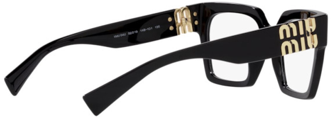 (W) ミュウミュウ イレギュラー形状 ファッション光学フレームメガネ MU04UV1AB1O1 Details for (W) ミュウミュウ イレギュラー形状 ファッション光学フレームメガネ MU04UV1AB1O1