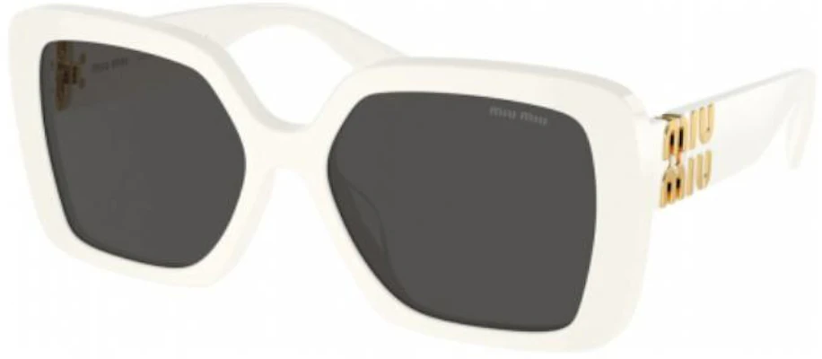 (Women) MIU MIU Irregular White Sunglasses - Chic and Elegant Design. 0MU10YS1425S0 Order (Women) MIU MIU Irregular White Sunglasses - Chic and Elegant Design. 0MU10YS1425S0