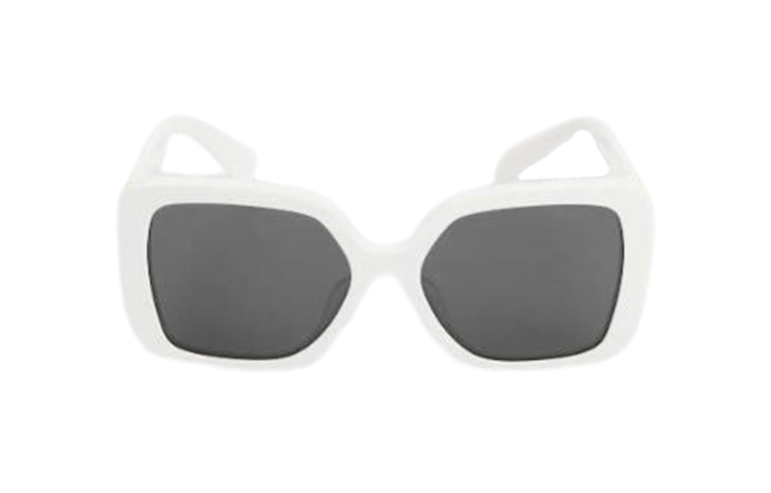 (Women) MIU MIU  Irregular White Sunglasses - Chic and Elegant Design. 0MU10YS1425S0 圖 3