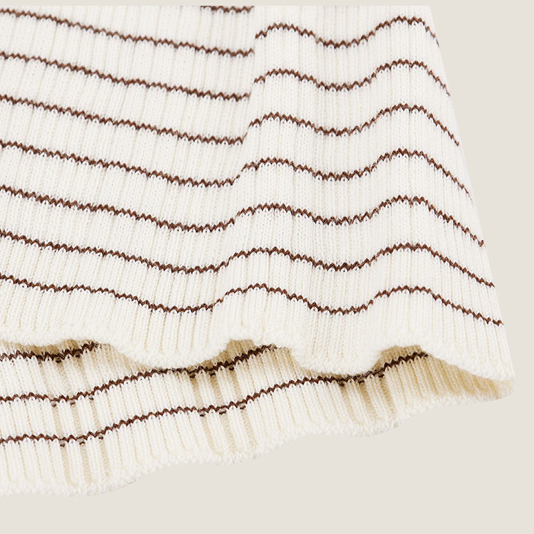 Purchase (W) MIU MIU Ivory Tank Top Jalur Berusuk Leher Bulat FW24. MMV219-15BM-F0B23-S-OOO