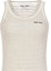 Details for (W) MIU MIU Ivory Tank Top Jalur Berusuk Leher Bulat FW24. MMV219-15BM-F0B23-S-OOO