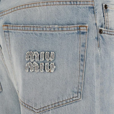 (W) MIU MIU 淺藍水洗牛仔褲配拉鍊口袋 GWP526-14QU-F0013-S-OOO Details for (W) MIU MIU 淺藍水洗牛仔褲配拉鍊口袋 GWP526-14QU-F0013-S-OOO