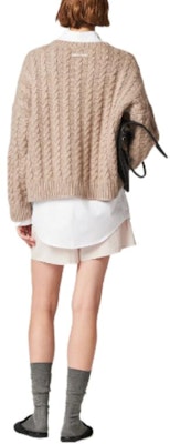 (Women) MIU MIU Light Pink Elastic Waist Casual Shorts SP9429-10RG-F0D91-S-OOO Shop (Women) MIU MIU Light Pink Elastic Waist Casual Shorts SP9429-10RG-F0D91-S-OOO