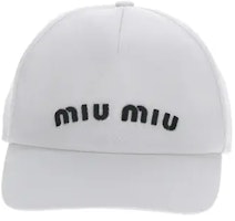 (Women) MIU MIU Logo Cotton Casual Fashion Baseball Cap. 5HC1792DXIF0964 (Women) MIU MIU Logo Cotton Casual Fashion Baseball Cap. 5HC1792DXIF0964
