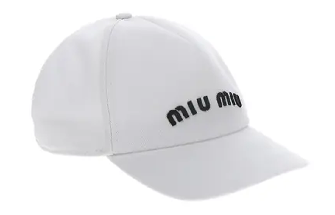 Lookbook (Women) MIU MIU  Logo Cotton Casual Fashion Baseball Cap. 5HC1792DXIF0964