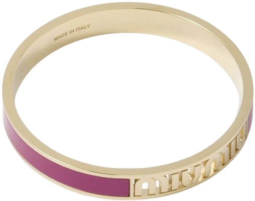 (W) Pulsera MIU MIU con Logotipo recortado en Rosa. 5JB4072F6T Lookbook (W) Pulsera MIU MIU con Logotipo recortado en Rosa. 5JB4072F6T