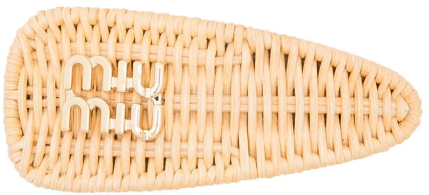 (W) 미우미우 로고 디자인 헤어 클립 옐로우. 5IF0922CZSF0018 Order (W) 미우미우 로고 디자인 헤어 클립 옐로우. 5IF0922CZSF0018