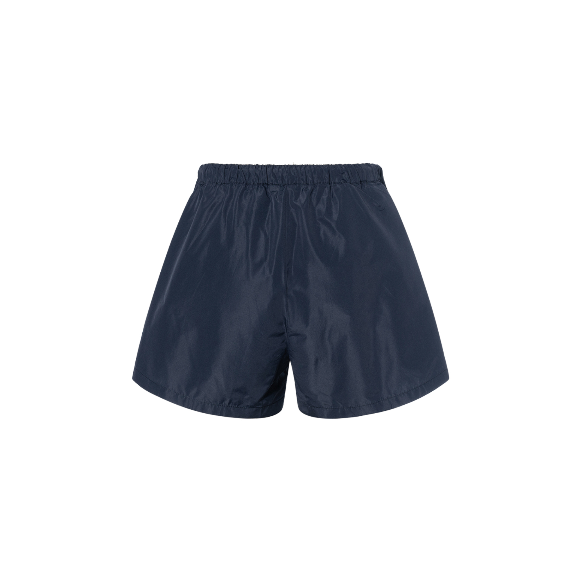 Lookbook (W) MIU MIU 标志束绳休闲短裤 蓝色. MP1809-121I-F0008-S-OOO