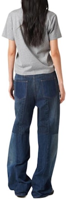 (W) 缪缪标志刺绣灰色圆领T恤 SS24 MJN499-13VL-F0031-S-WMO Purchase (W) 缪缪标志刺绣灰色圆领T恤 SS24 MJN499-13VL-F0031-S-WMO