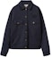 Order (Women) MIU MIU Logo Embroidered Navy Blue Long Sleeve Fitted Jacket. ML1063-1UPX-F0008-S-OOO