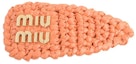 Purchase (W) MIU MIU Horquilla de Metal con Logotipo Multicolor. 107397353