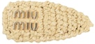 Sizing (W) MIU MIU Horquilla de Metal con Logotipo Multicolor. 107397353