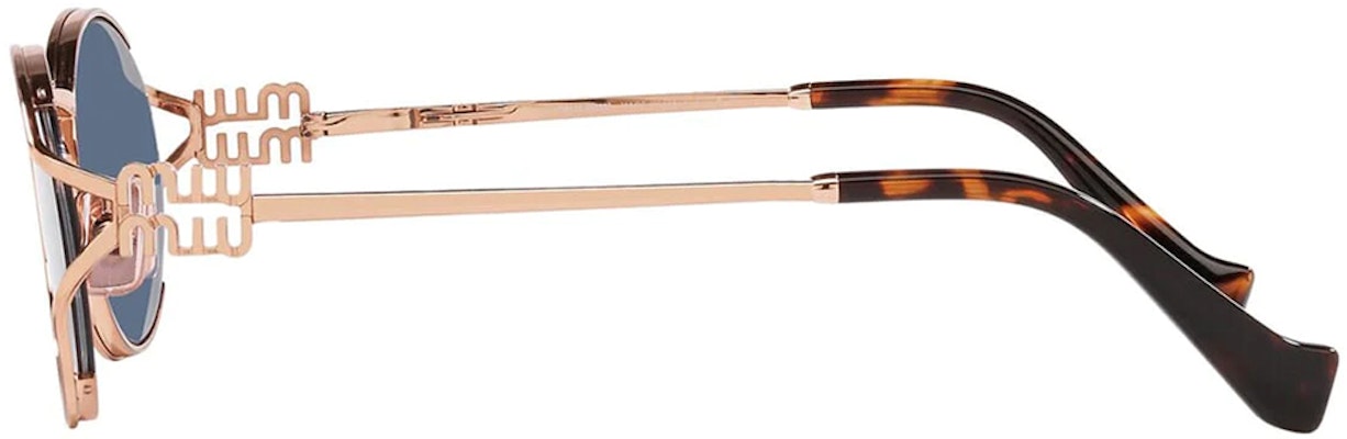 (W) MIU MIU Cermin Mata Oval Emas Mawar dengan Rekaan Logo & Sedia Preskripsi. SMU52YEZVFF01V1C054 Shop (W) MIU MIU Cermin Mata Oval Emas Mawar dengan Rekaan Logo & Sedia Preskripsi. SMU52YEZVFF01V1C054