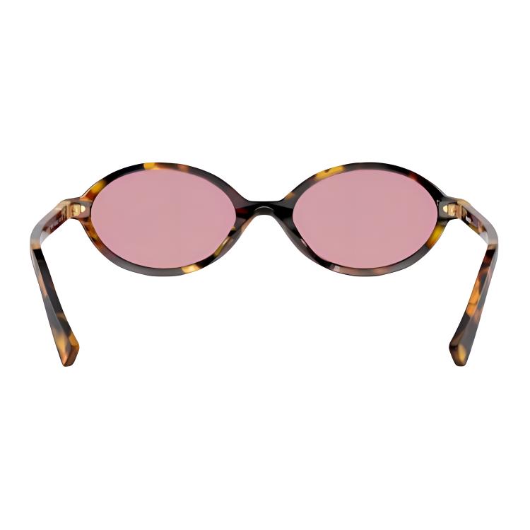 (Women) MIU MIU  Oval Tortoiseshell Sunglasses with Logo Design. MU-04ZSF-VAU50D 圖 5