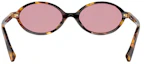 Purchase (W) Gafas de Sol Ovaladas MIU MIU Carey con Diseño de Logotipo. MU-04ZSF-VAU50D