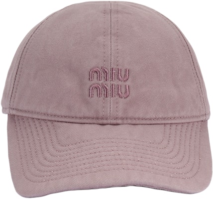(W) MIU MIU Topi Besbol Kapas Pink dengan Logo Sulaman. 5HC3702CR2F0590 Buy (W) MIU MIU Topi Besbol Kapas Pink dengan Logo Sulaman. 5HC3702CR2F0590