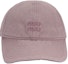 Buy (W) MIU MIU Topi Besbol Kapas Pink dengan Logo Sulaman. 5HC3702CR2F0590