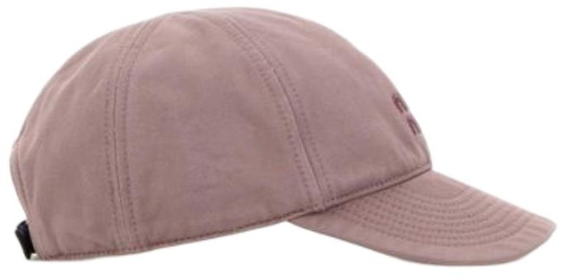 (W) MIU MIU Topi Besbol Kapas Pink dengan Logo Sulaman. 5HC3702CR2F0590 Lookbook (W) MIU MIU Topi Besbol Kapas Pink dengan Logo Sulaman. 5HC3702CR2F0590