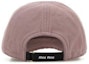 Shop (W) MIU MIU Topi Besbol Kapas Pink dengan Logo Sulaman. 5HC3702CR2F0590