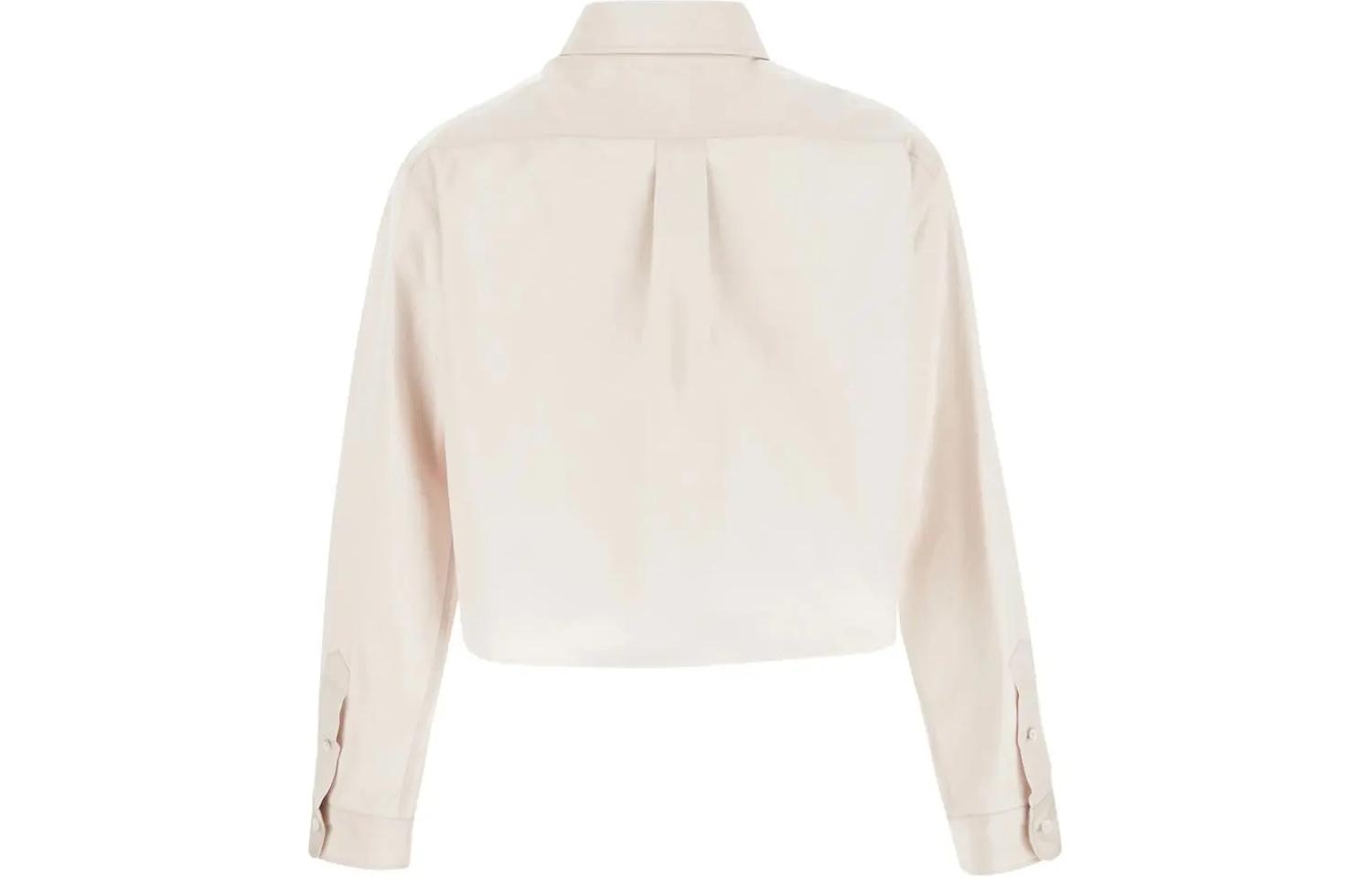 Lookbook (W) MIU MIU Baju Lengan Panjang Pendek Cetakan Huruf Pink. MK1694-10RG-F0D91