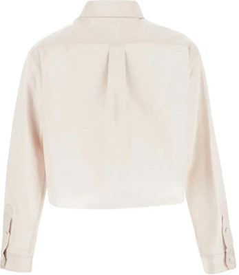 (W) MIU MIU Baju Lengan Panjang Pendek Cetakan Huruf Pink. MK1694-10RG-F0D91 Lookbook (W) MIU MIU Baju Lengan Panjang Pendek Cetakan Huruf Pink. MK1694-10RG-F0D91