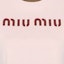 Purchase (W) MIU MIU粉紅Logo印花短袖短版T恤SS24休閒上衣 MJN519-115L-F03Q0-S-OOO