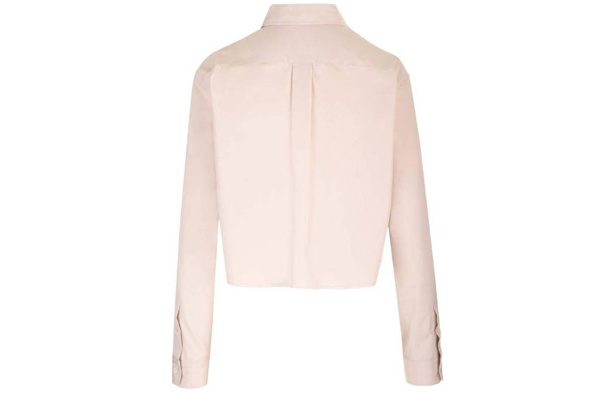 Lookbook (W) MIU MIU Kemeja Lengan Panjang Merah Jambu Butang Pendek Berkolar MK1694-S-OOO-10RG-F0D91