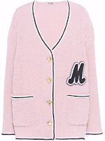 Order (W) MIU MIU 粉色羊毛開衫毛衣 SS22 字母Logo設計 MH17642E37-F0028