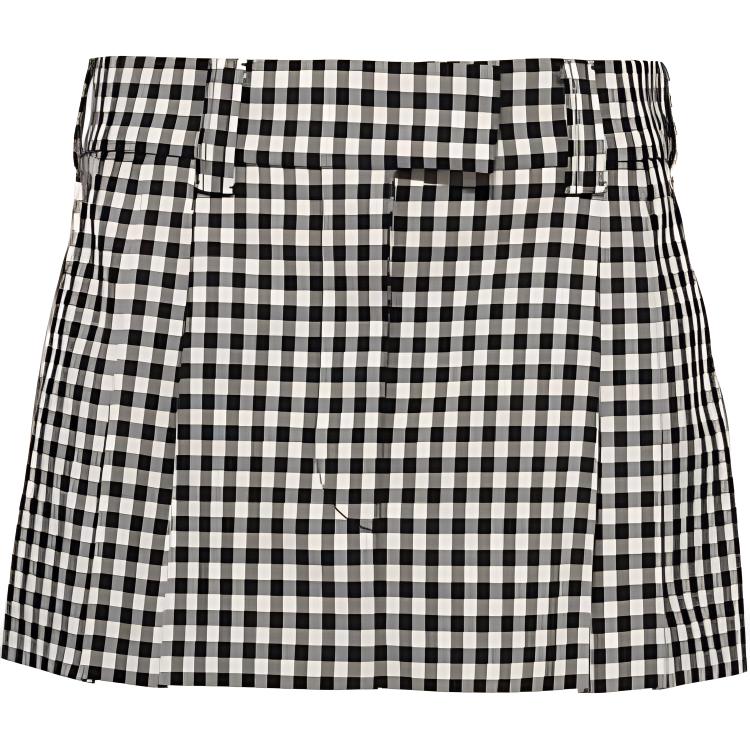Order (W) MIU MIU 格纹修身拼色休闲短裙 MG1801-1209-F0964