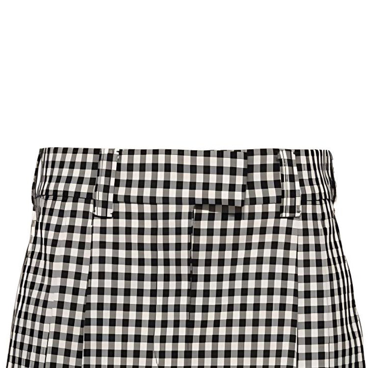 Details for (W) MIU MIU 格纹修身拼色休闲短裙 MG1801-1209-F0964