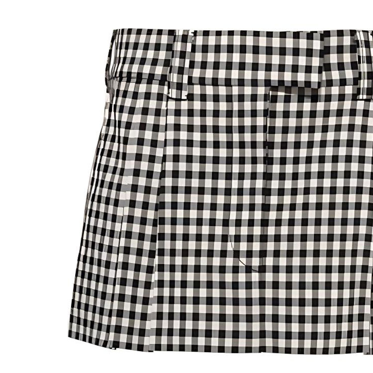 Sizing (W) MIU MIU 格纹修身拼色休闲短裙 MG1801-1209-F0964