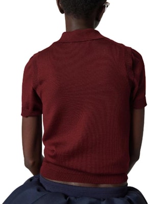 (W) MIU MIU 红色V领无袖刺绣Logo背心。 MMV209-14RH-F0399-S-OOO Shop (W) MIU MIU 红色V领无袖刺绣Logo背心。 MMV209-14RH-F0399-S-OOO