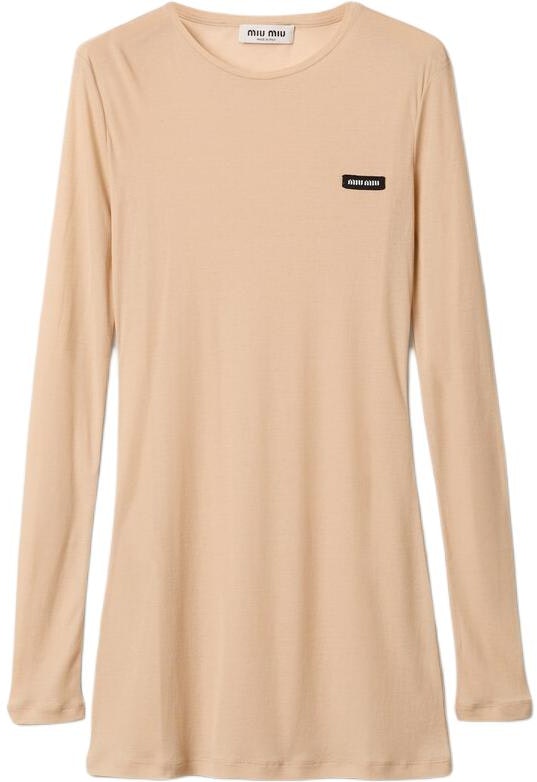 women-miu-miu-short-beige-long-sleeve-pullover-dress-mja-842-13-vo-f0770-s-231