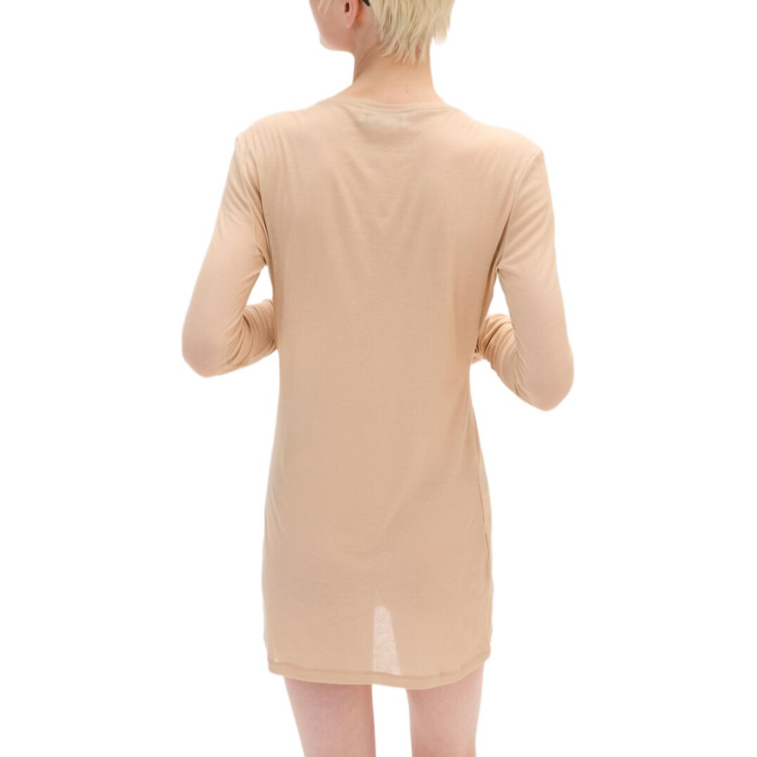 Shop (W) MIU MIU 米白色长袖短款连衣裙 MJA842-13VO-F0770-S-231