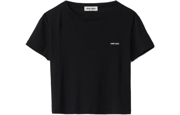 Details for (W) MIU MIU 短袖Logo T恤 SS24常规版型 MJN466-133O-F0002-S-231
