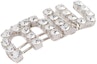 Order (Women) MIU MIU Silver Metal Letter Logo Hair Clip. 5JF082