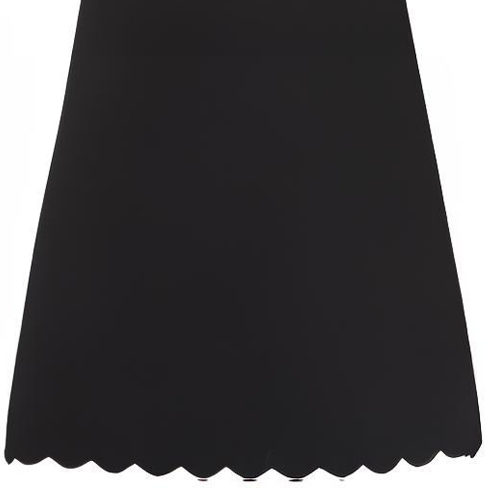 Sizing (W) MIU MIU 無袖黑色蝴蝶結裝飾中長連身裙 MF4040-4KT-F0002